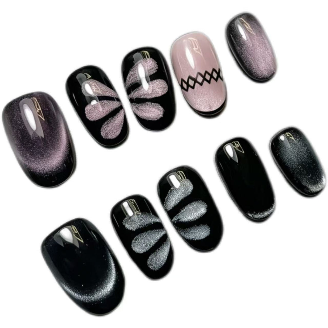 Premium Decorative Press-On Nail Art Kalsten