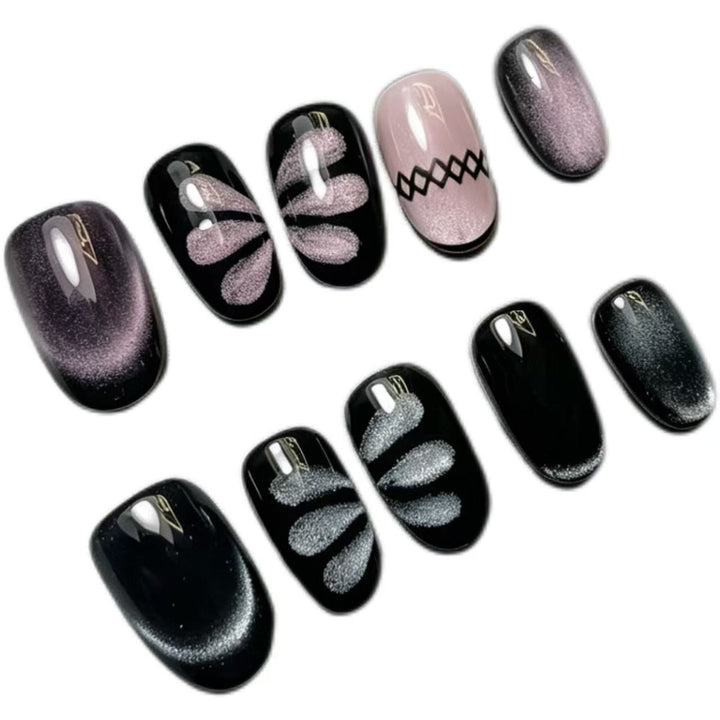 Premium Decorative Press-On Nail Art Kalsten