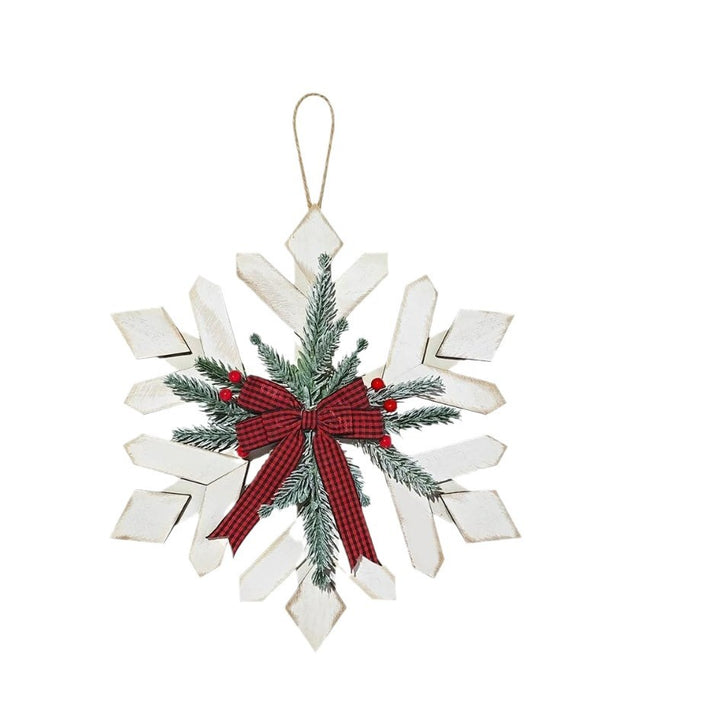 Winter-Themed Snowflake Wall Decor