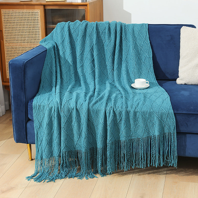 Ladies cozy knit blanket Kalsten