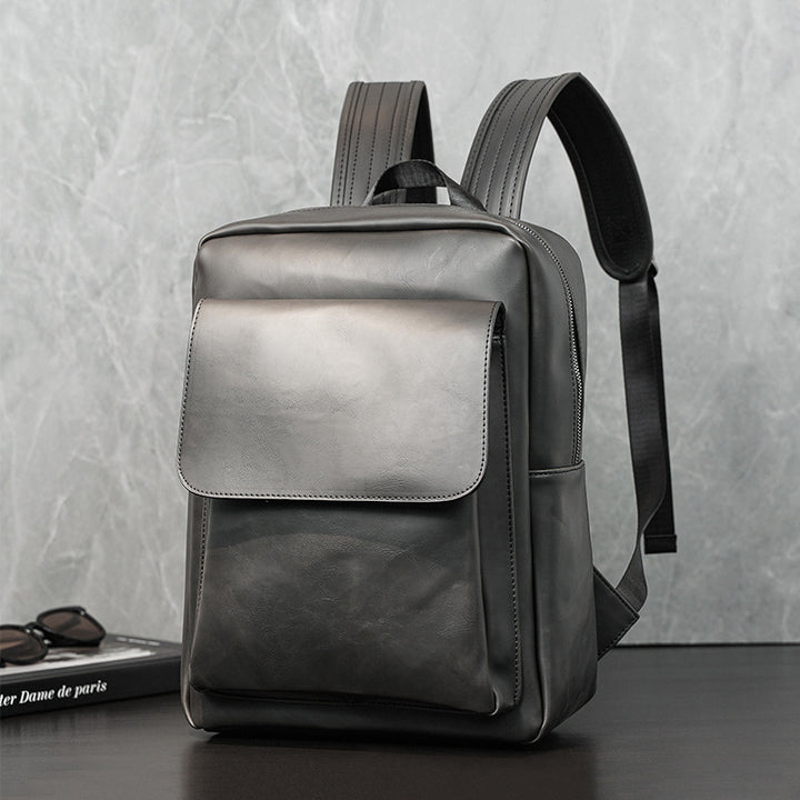 Elegant Backpack Made of High-Quality Faux Leather with Multifunctional Compartments Kalsten