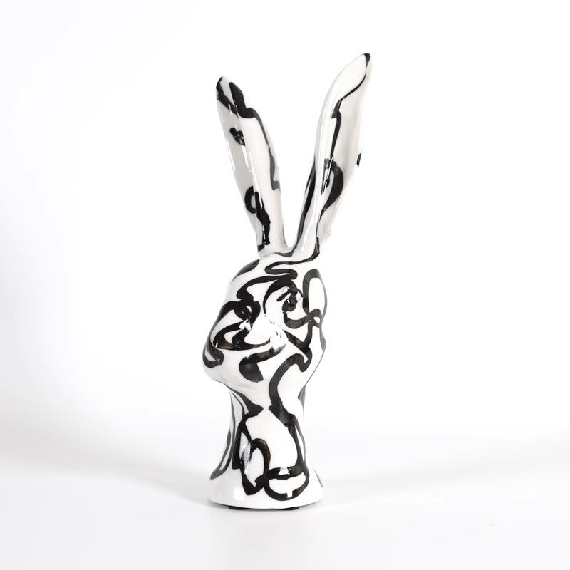 Abstract Rabbit Sculpture