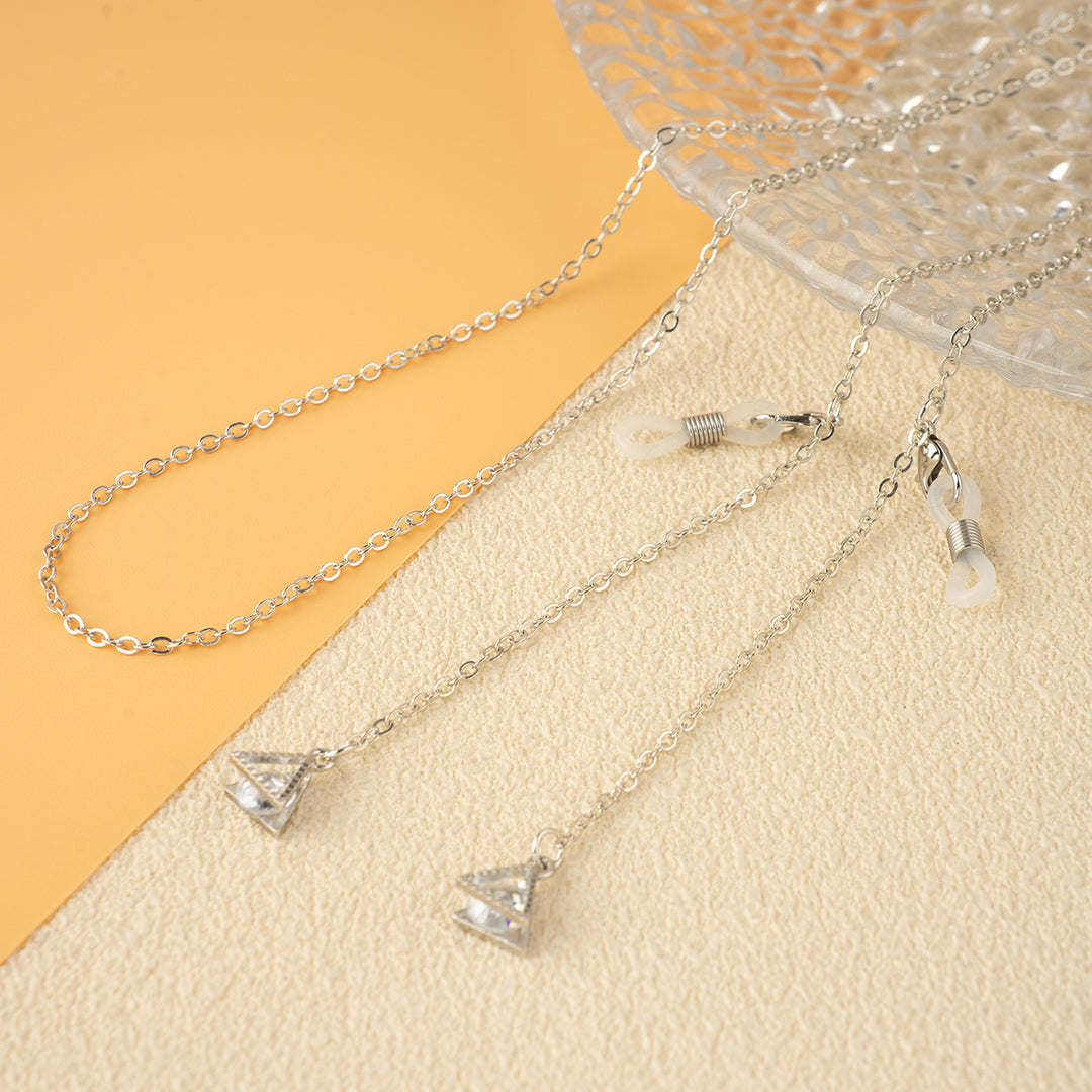 Unique Triangle Pendant Chain Necklace Kalsten
