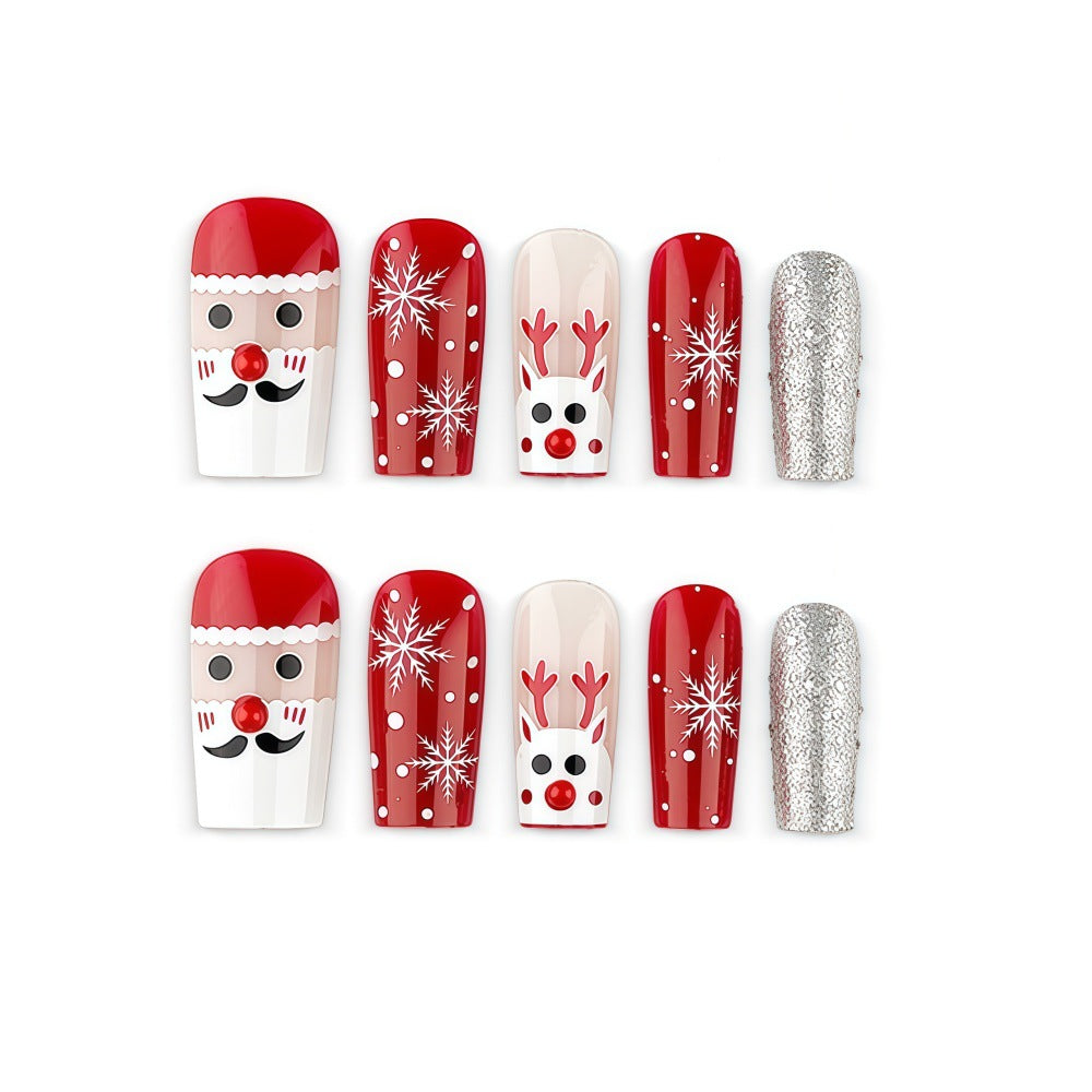 Artificial Christmas Art Nails Kalsten 1787298982