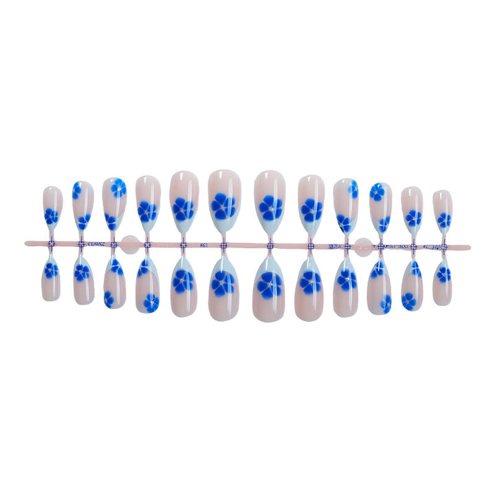 Floral Print Press-On Nail Set Kalsten