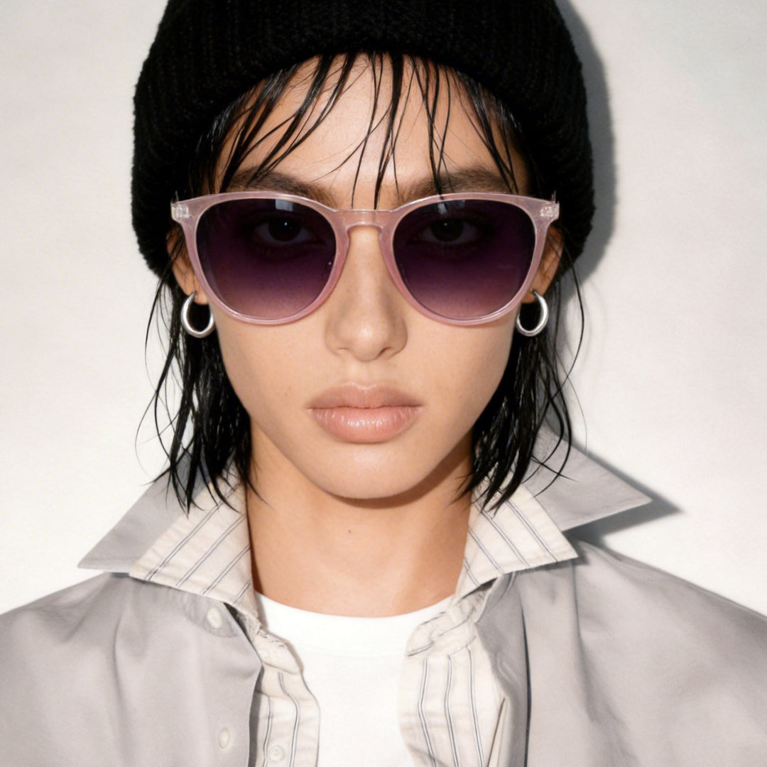 Women's fashionable cat-eye sunglasses with high-quality plastic frame and polarized lenses Kalsten