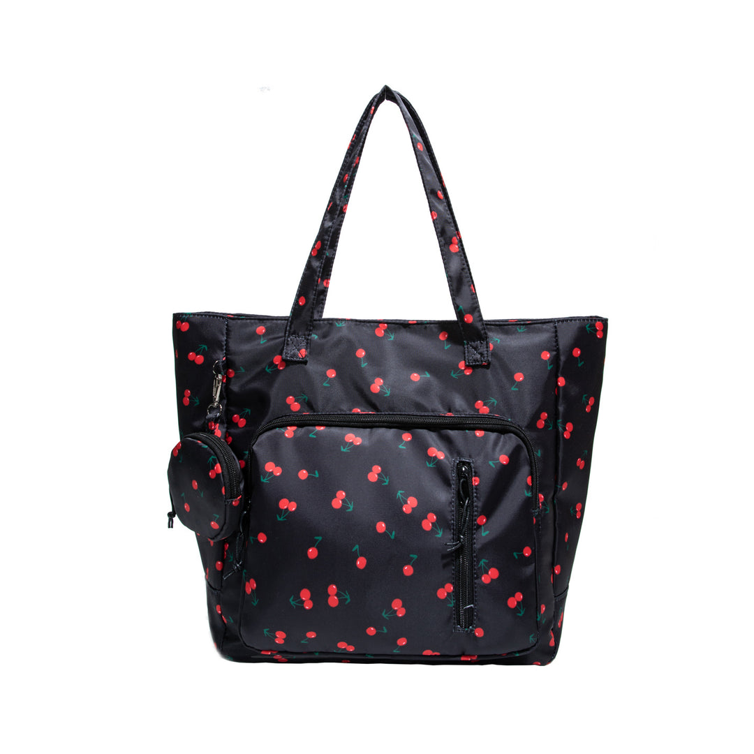 Functional Floral Print Tote Bag Kalsten