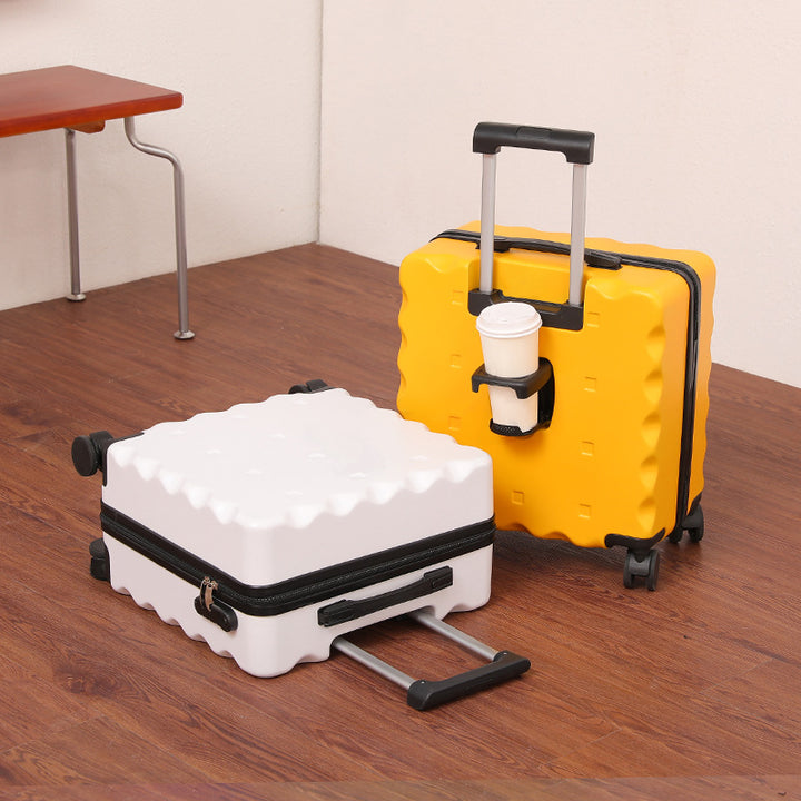 Innovative Beverage Holder Rolling Luggage Kalsten