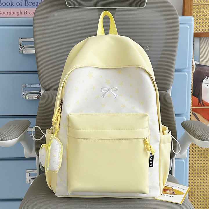 Cartoon-Themed Star-Patterned Backpack Kalsten