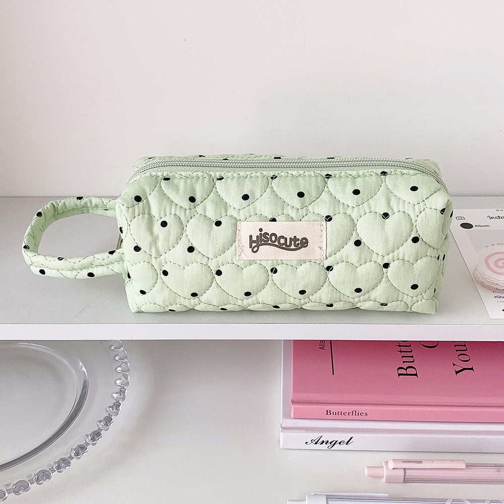 Polka Dot Pencil Case