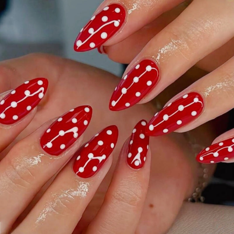 Premium Polka Dot Press-On Nail Set Kalsten