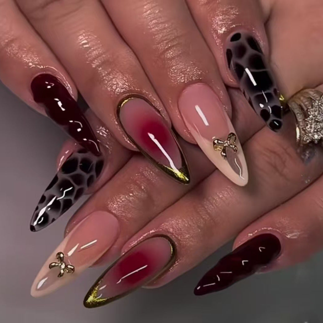 Elegant Artistic Acrylic Nail Design Set