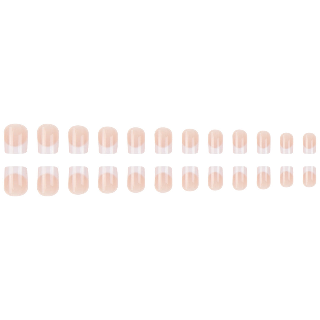 Elegant French Tip Press-On Nail Set Kalsten