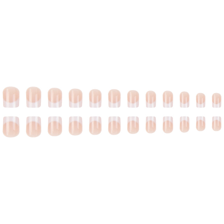 Elegant French Tip Press-On Nail Set Kalsten