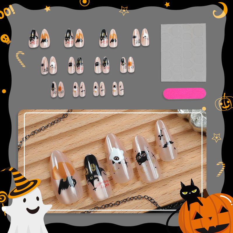 Halloween-Themed Nail Art Press-On Collection