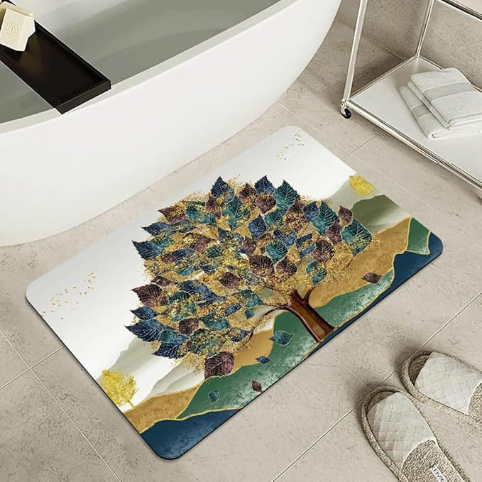 Premium Abstract Design Shower Mat