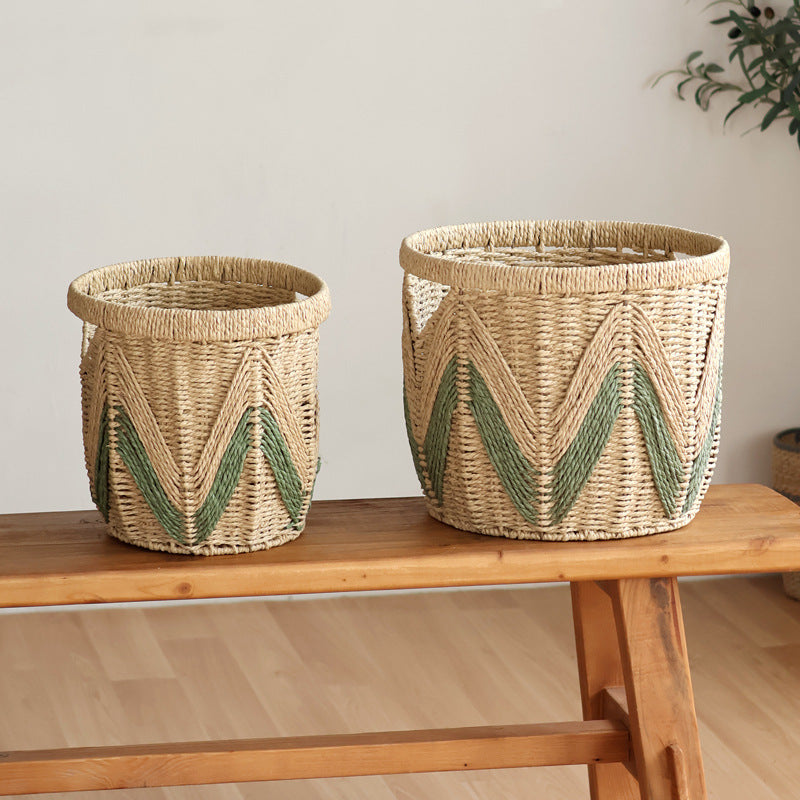Decorative Handwoven Storage Basket Kalsten