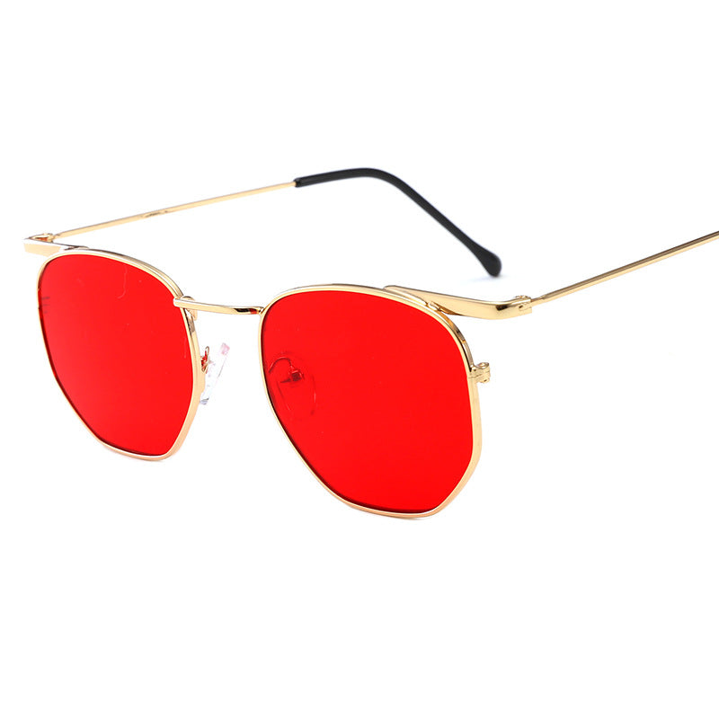 Women's fashionable rectangular glasses with elegant metal frame Kalsten