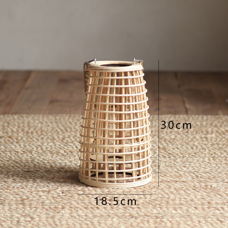 High-quality basket lamp in natural design Kalsten