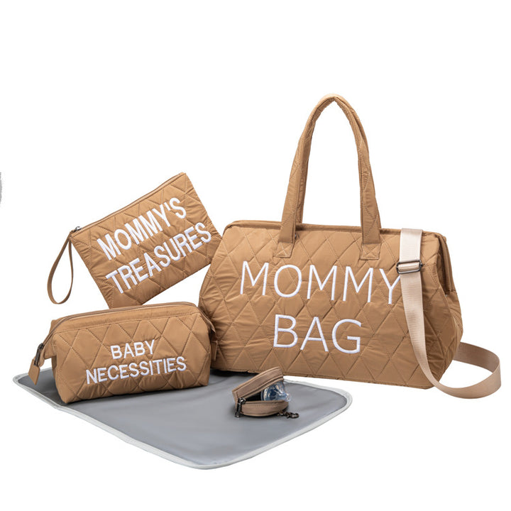 Multi-Functional Quilted Diaper Tote Set Kalsten