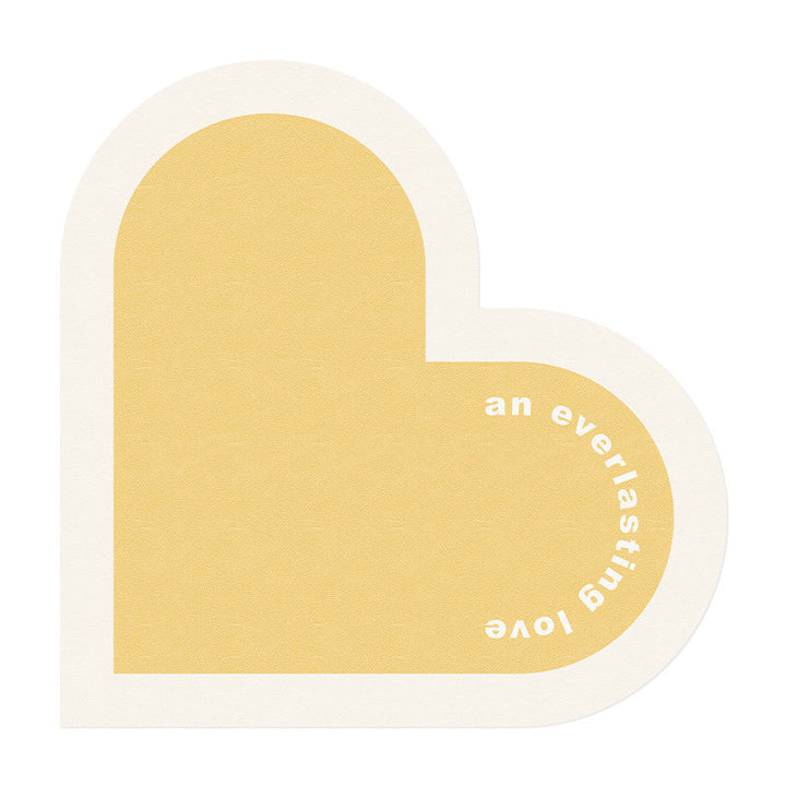 Heart Shaped Decorative Mat for Home