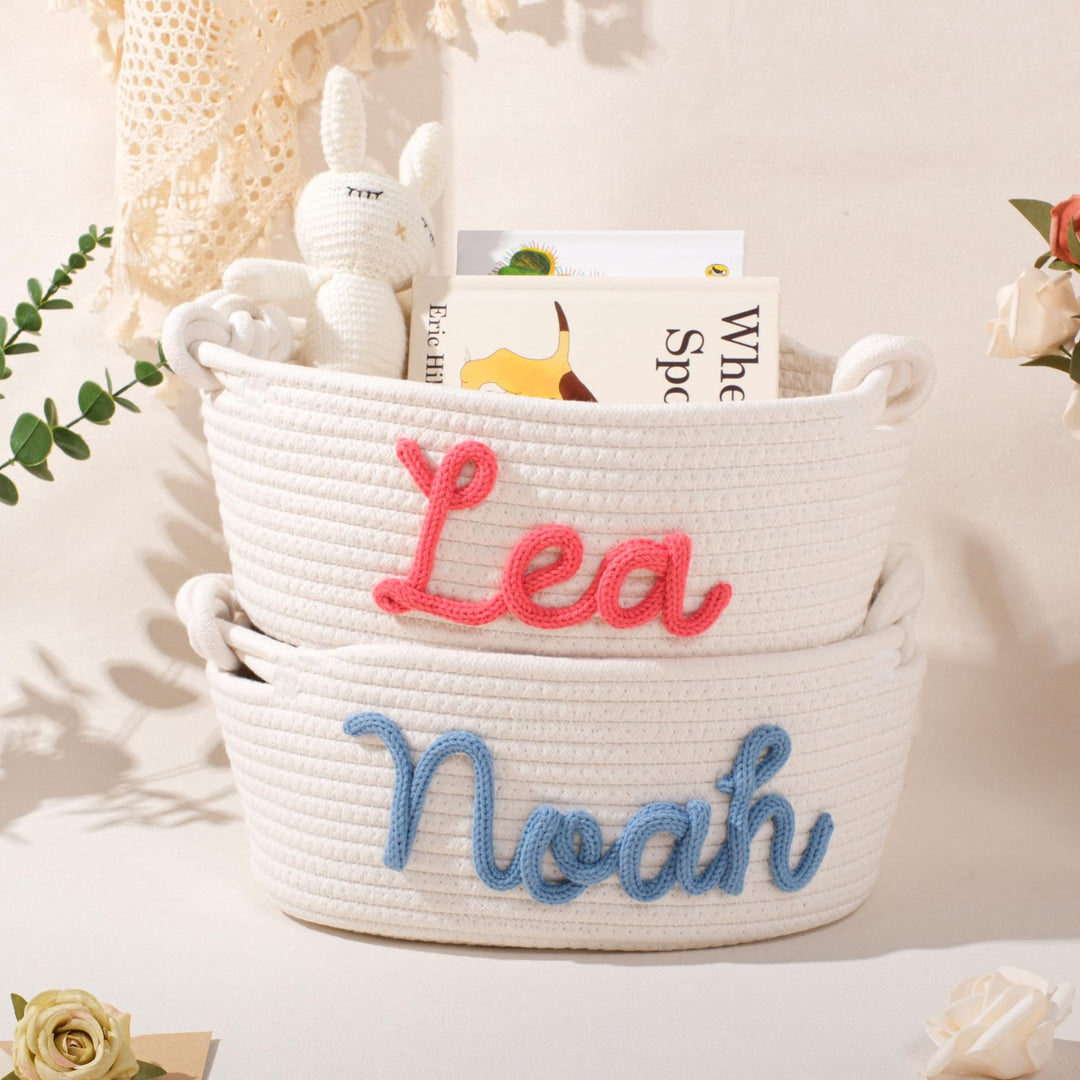 Playful Storage Basket in Bunny Design Kalsten