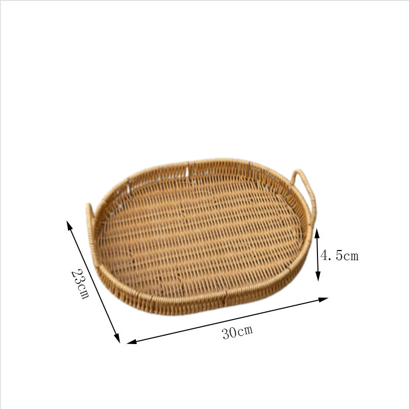 Natural Woven Serving Tray Kalsten