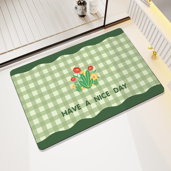 Charming Decorative Bath Mat Kalsten