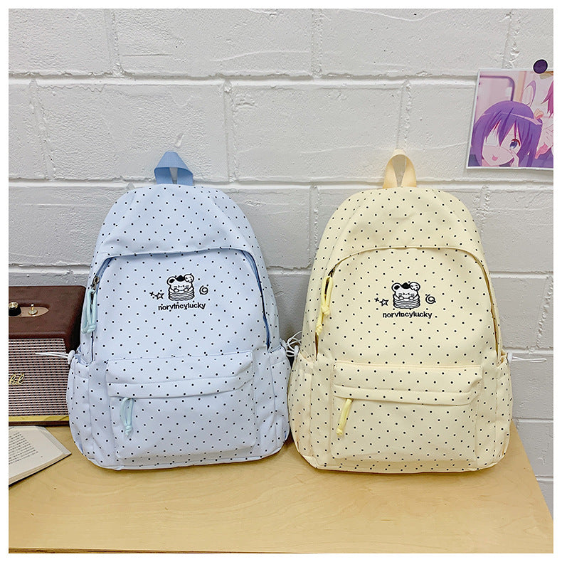 Playful Polka Dot Backpack Kalsten