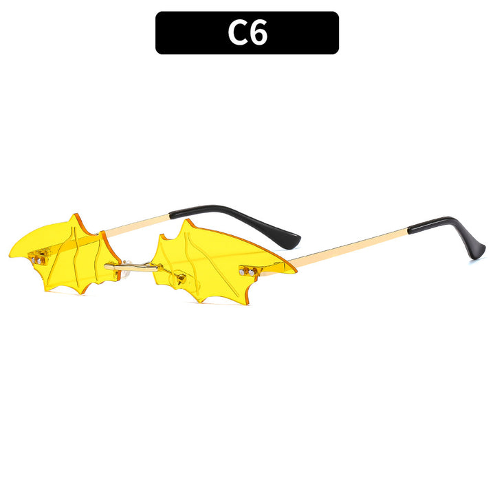 Artistic Bat-Shaped Sunglasses