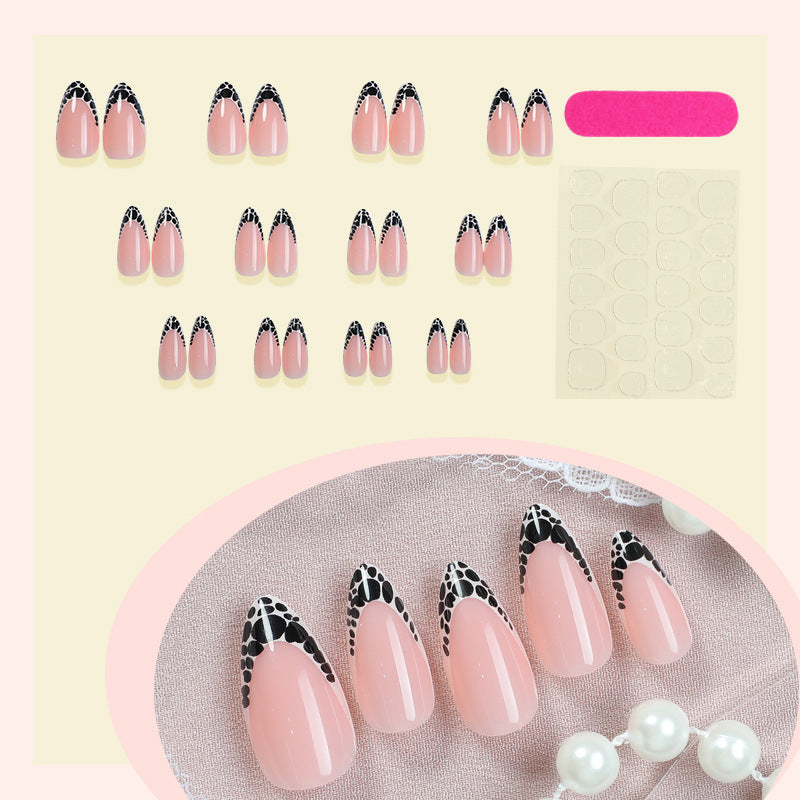 Creative Nail Art Set with Elegant Tip Accents Kalsten