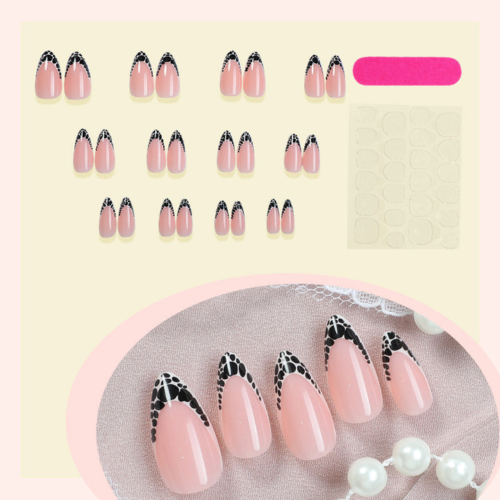 Creative Nail Art Set with Elegant Tip Accents Kalsten