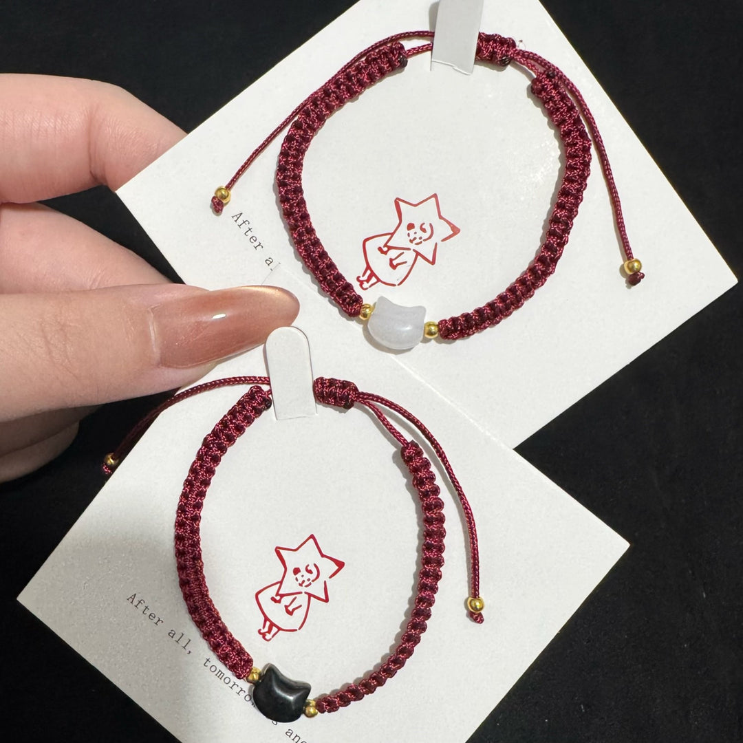 Adjustable Cat-Themed Friendship Bracelet Kalsten