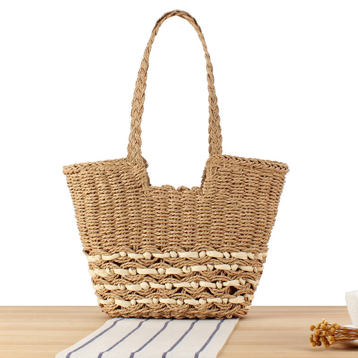 Designer Tote Bag Made from Handcrafted Natural Material Kalsten