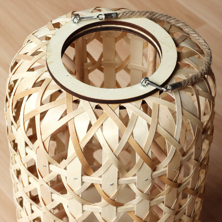 Handcrafted lantern in natural design Kalsten
