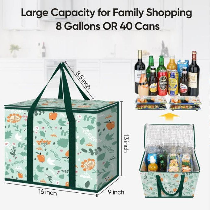 Insulated shopping bag with large volume Kalsten
