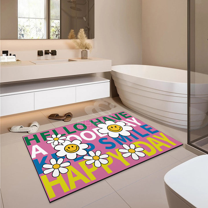 Unisex Decorative Bathroom Mat Kalsten