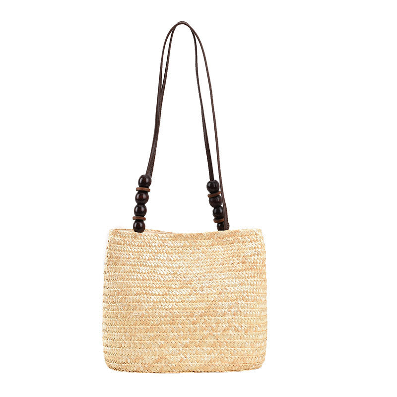 Hand-crocheted tote bag with sturdy fabric handles Kalsten