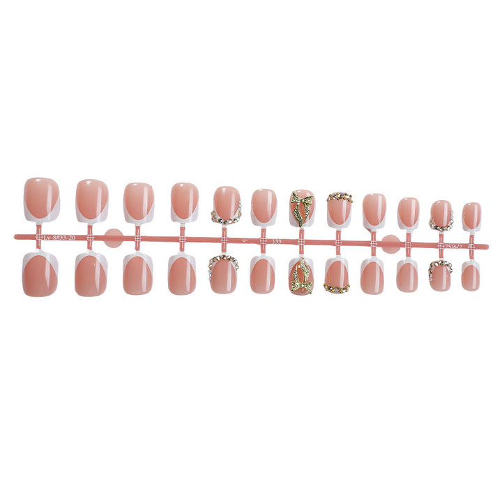 Premium Floral Embellished Press-On Nail Set Kalsten