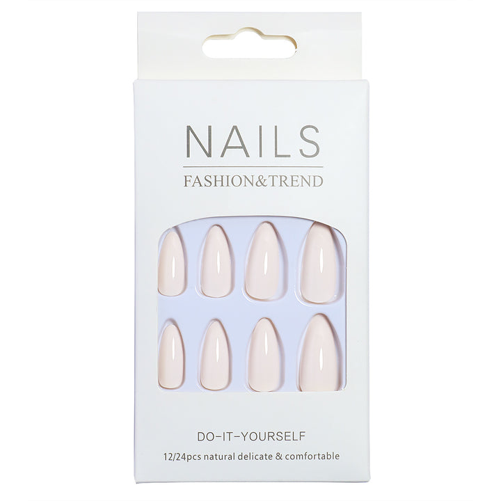 Natural Finish Press-On Nail Set Kalsten