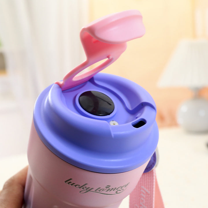 Insulated drinking cups with non-slip grip and double-walled construction Kalsten
