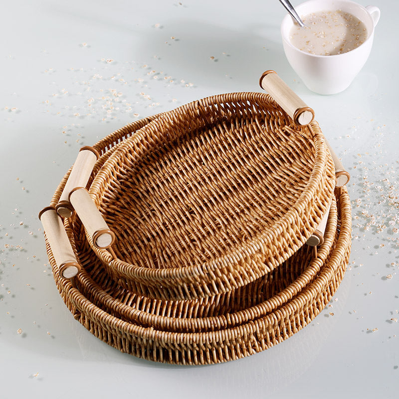 Handcrafted Wicker Storage Basket Kalsten