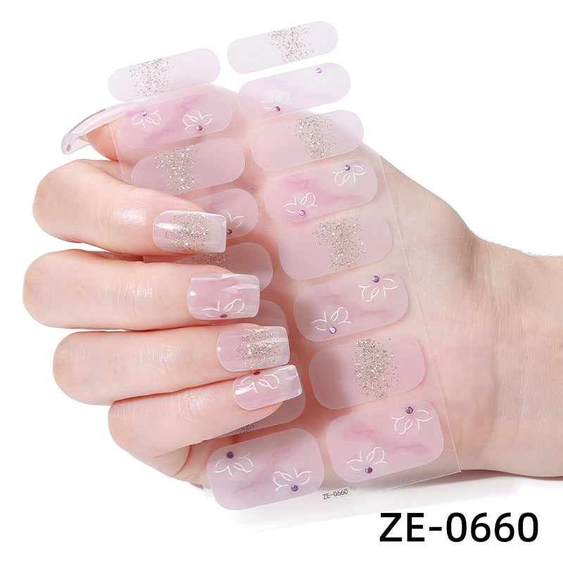 Decorative Glitter Nail Wraps