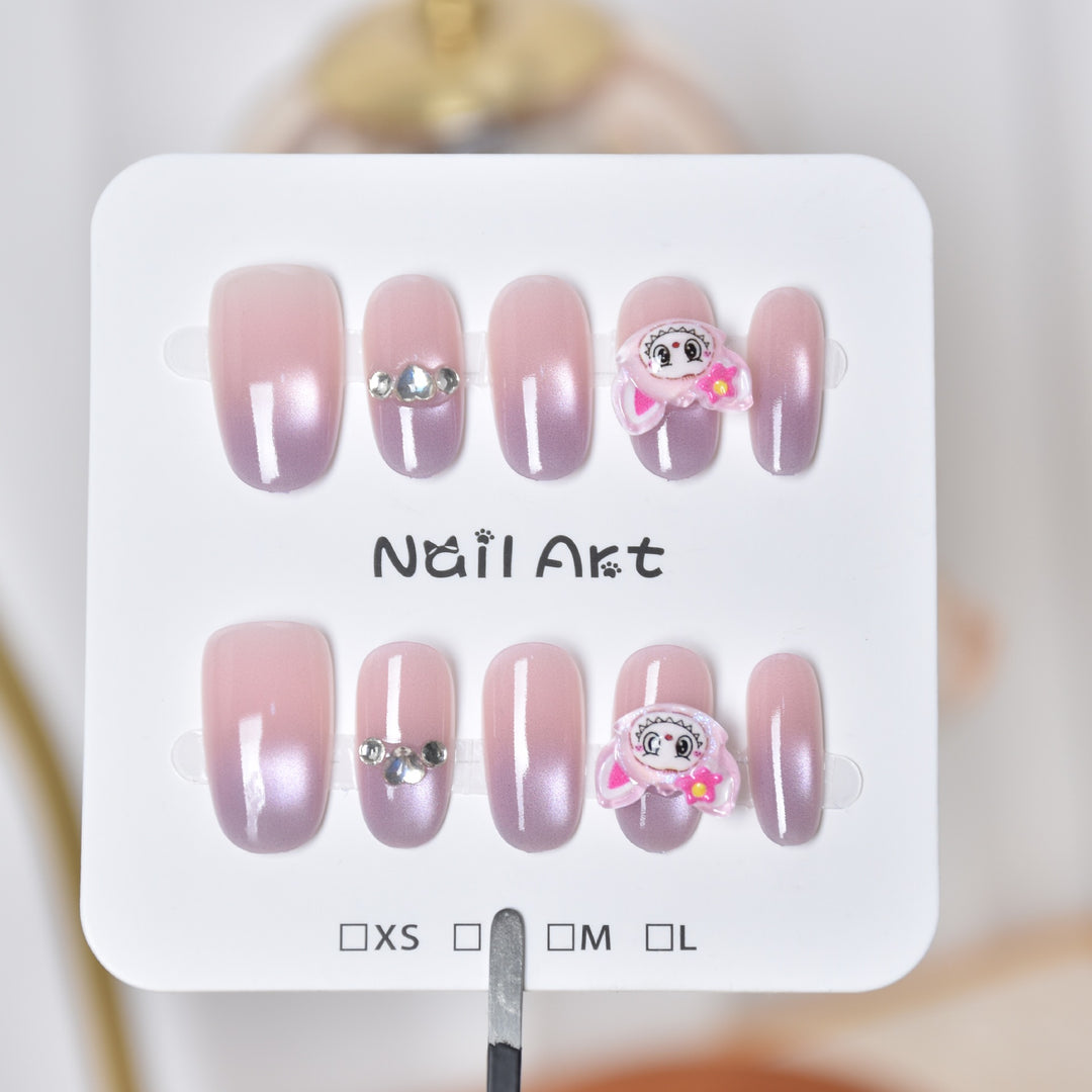 Creative Themed Press-On Nail Art Kalsten