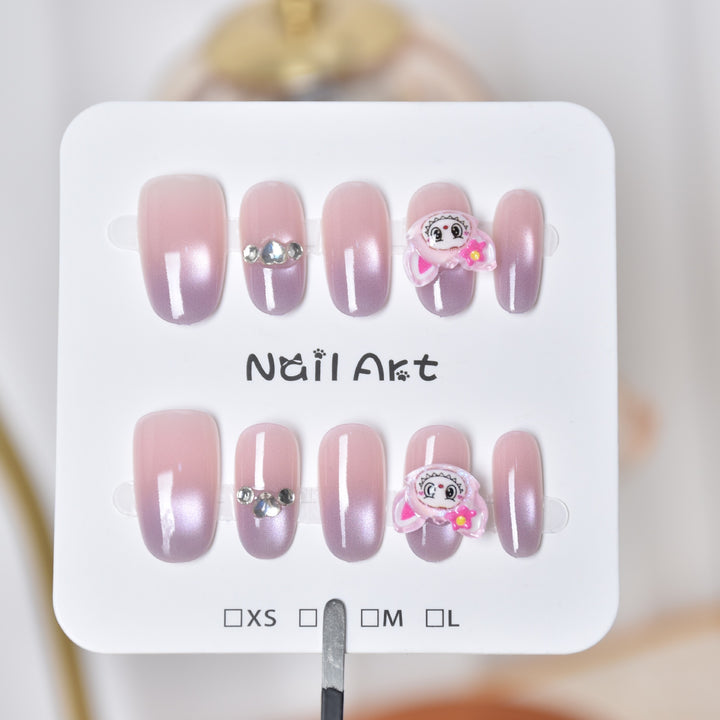 Creative Themed Press-On Nail Art Kalsten