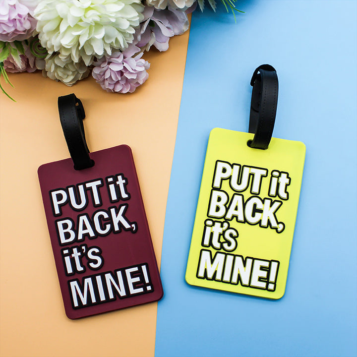 Unisex Fun Travel Identification Luggage Tag Kalsten