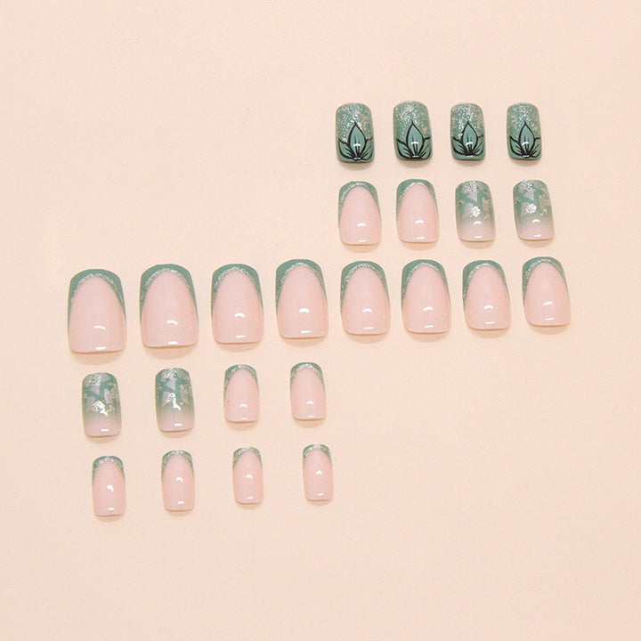 Decorative Floral Nail Art Extensions Kalsten