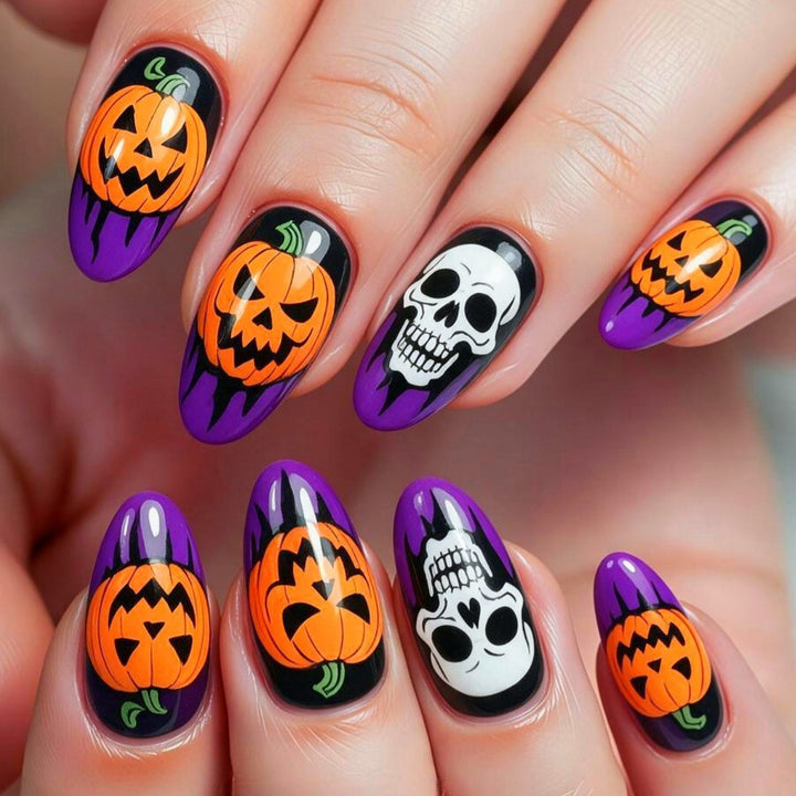 Halloween Nail Art Artificial Nails Kalsten
