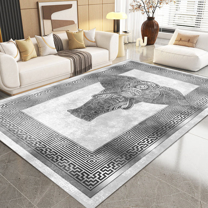 Geometric Weave Pattern Area Rug