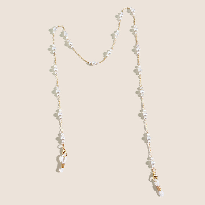 Pearl-Embellished Eyewear Chain Kalsten
